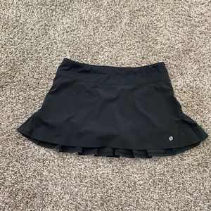 Lululemon Speed Skirt Black Size 6